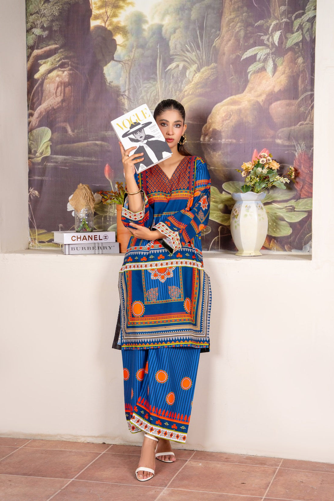 Silky Lawn Collection Tailored for Small, Medium Large Women's Dresses