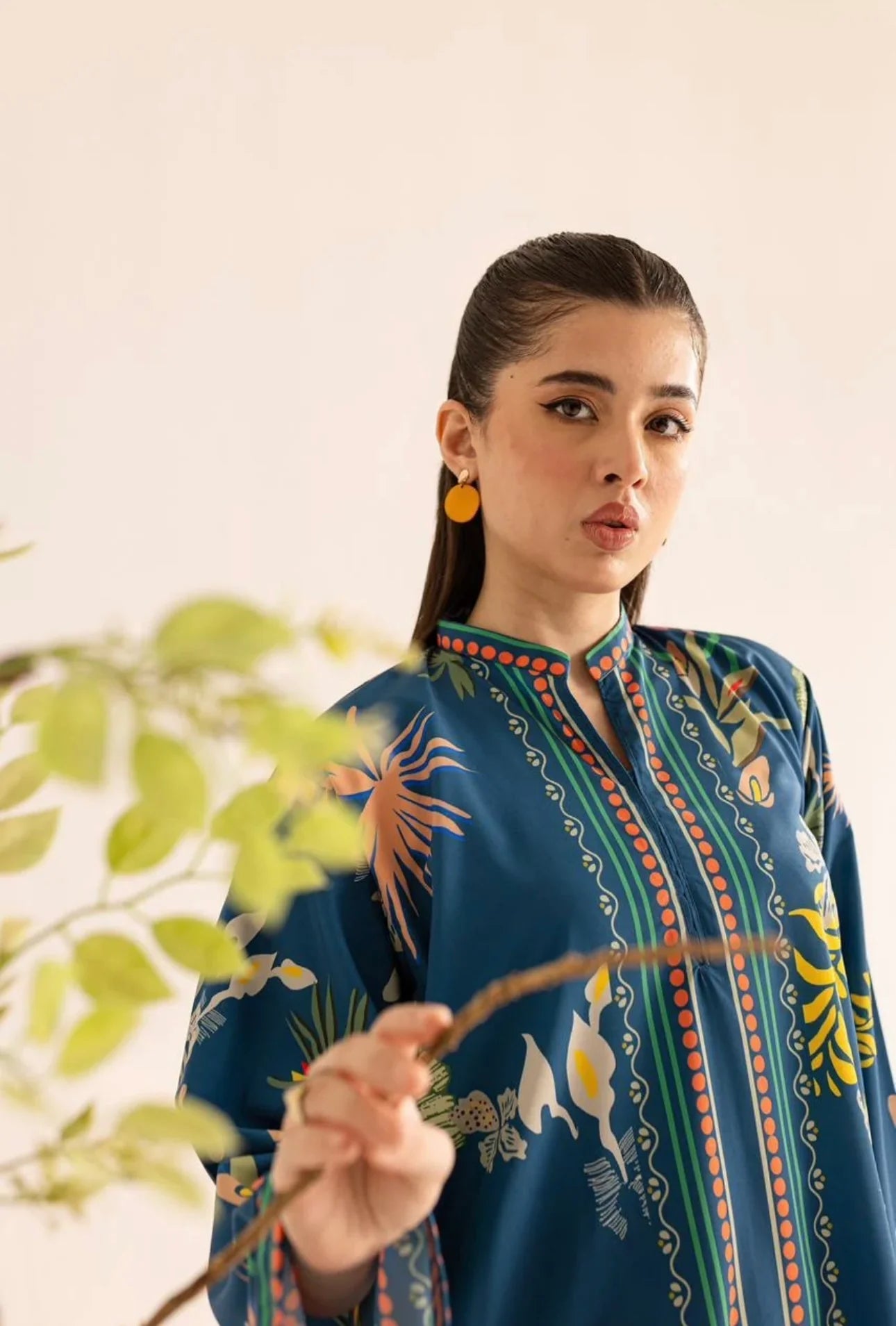 Azure Digital Printed 2PC – Vibrant & Stylish Matching Set