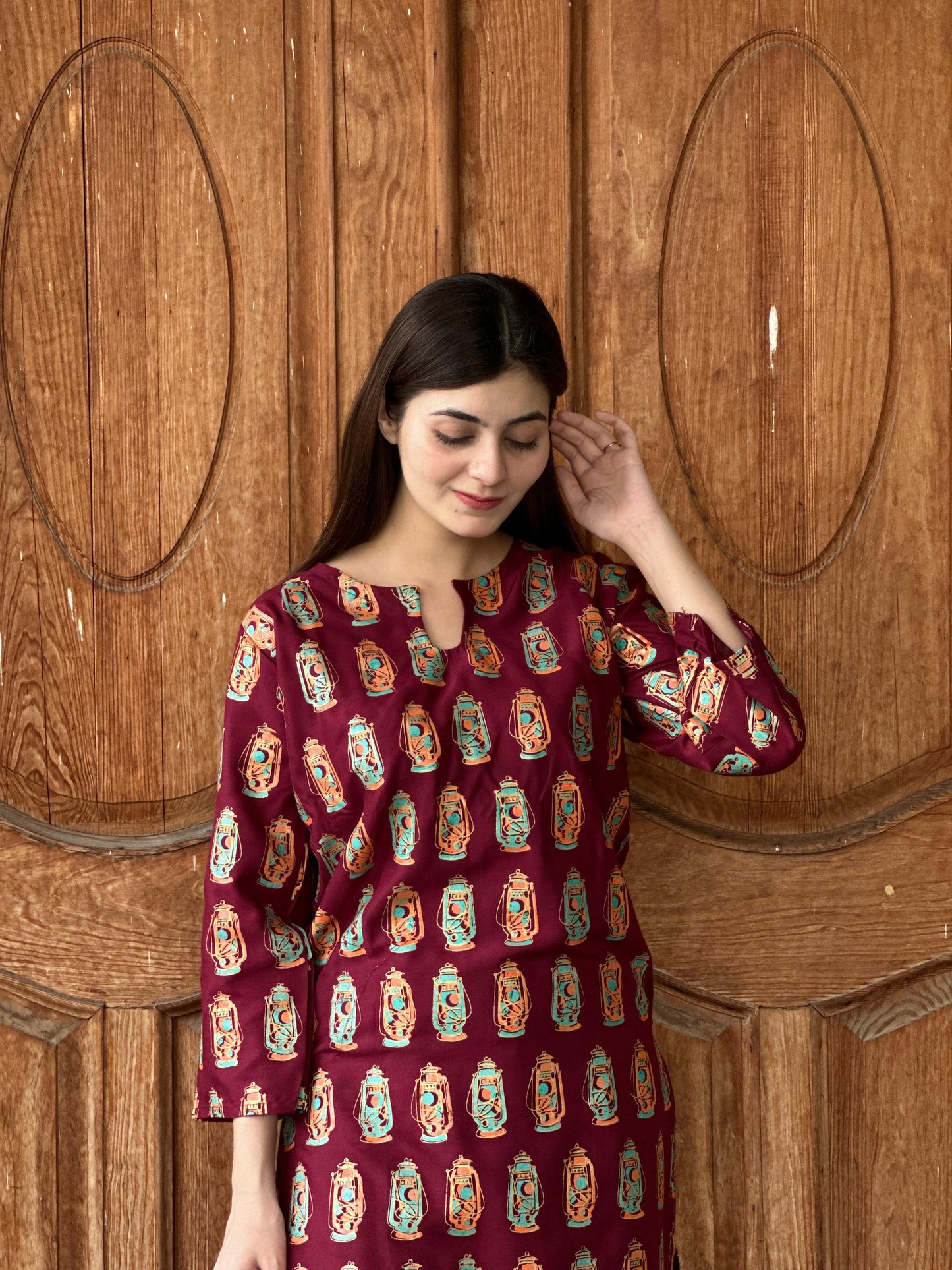 Chic & Bold: LAL - TIAN Printed 2-Piece Stitched Suit